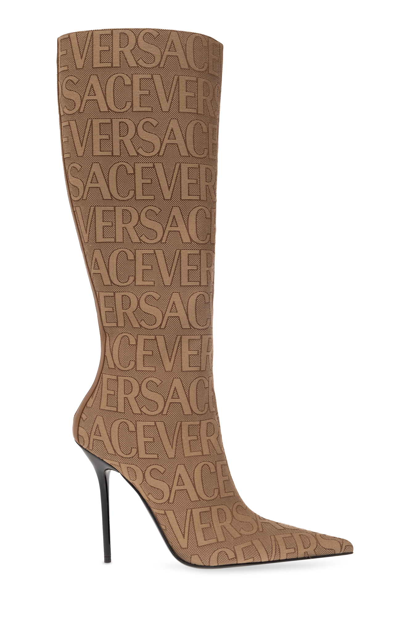 Versace high hot sale boots